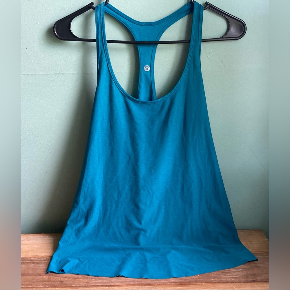 Black FRIDAY SALE!!! Lululemon athletica Teal Racerback Tank Top